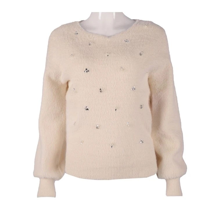 Women Beaded Pullover